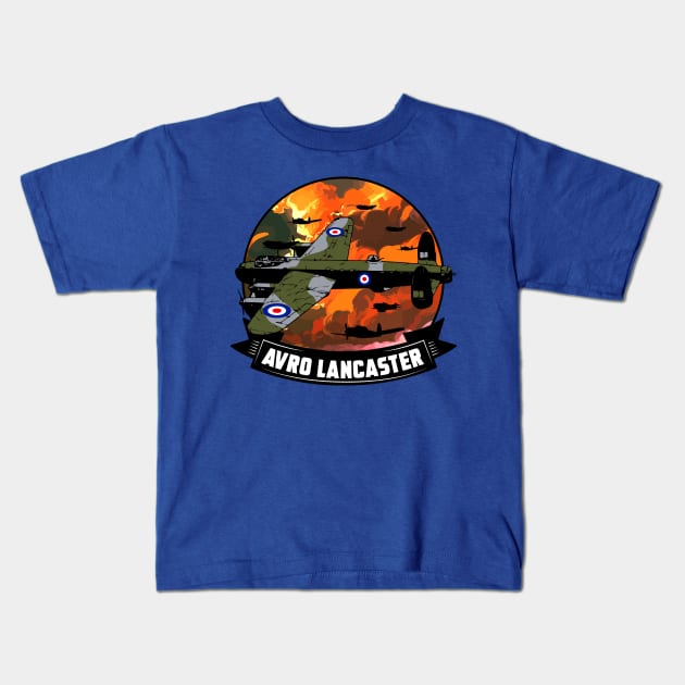 AVRO LANCASTER Kids T-Shirt by theanomalius_merch